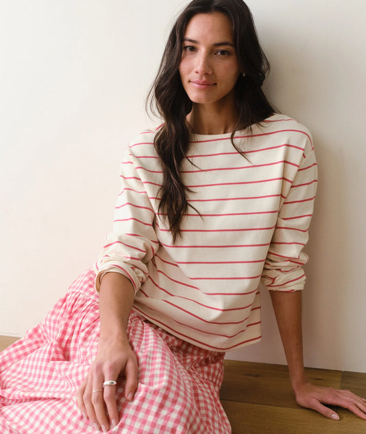 Luxe Sueded Mariner Tee