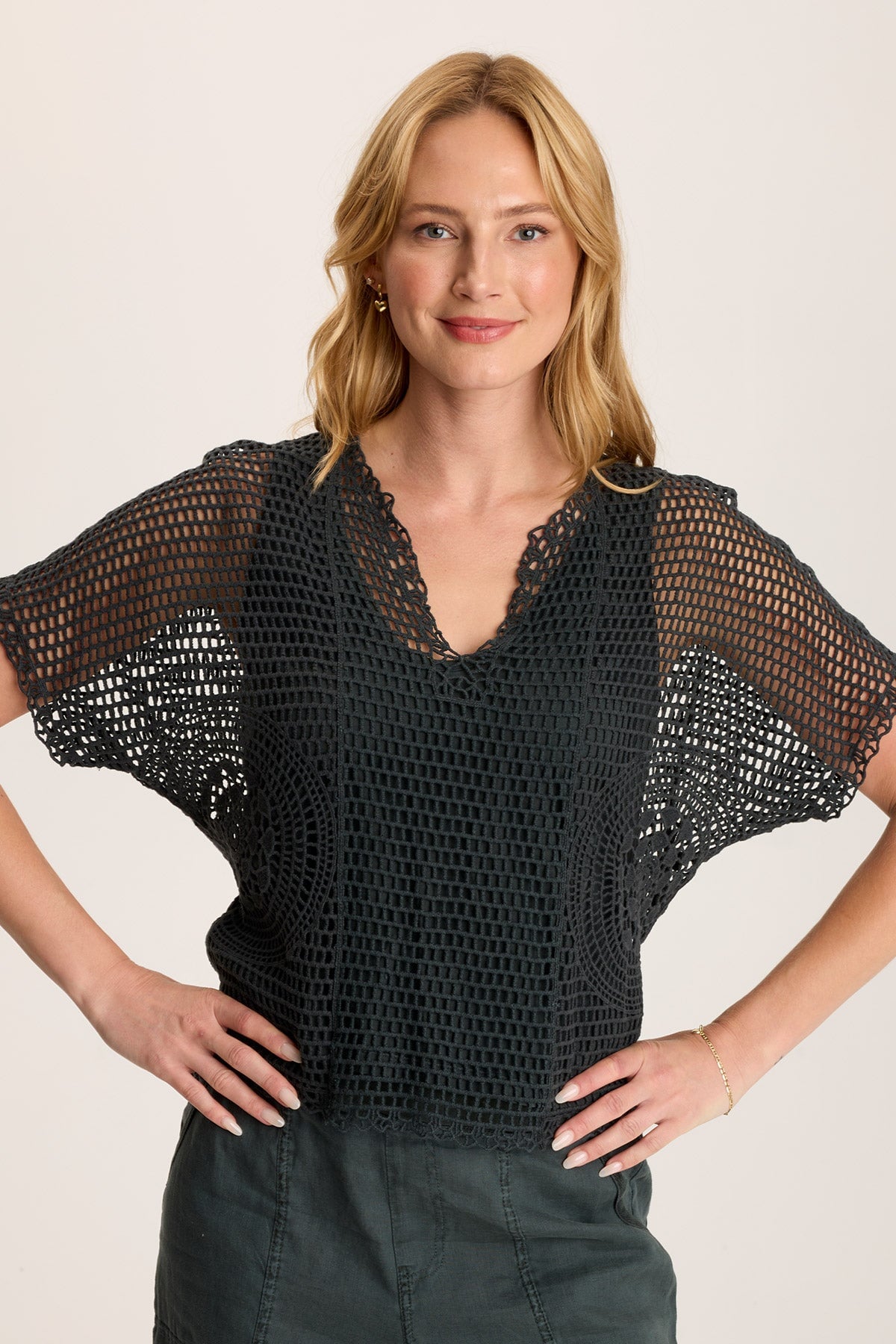 Centre Crochet Layer Top