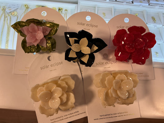Floral Hair Clips