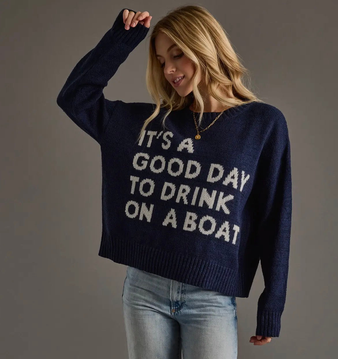 Drink on Boat Sweater