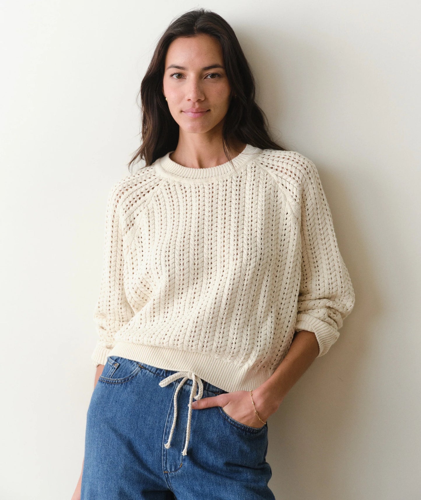 Mina Pointelle Sweater