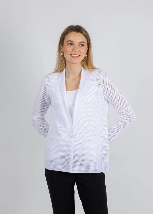 Mesh Knit Blazer 51967 S26