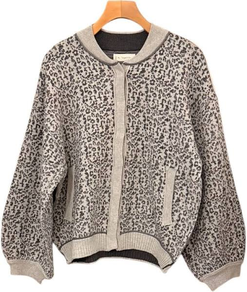 Animal Print Jogger Sweater