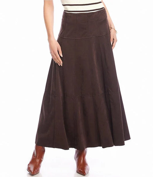 Faux Suede Midi