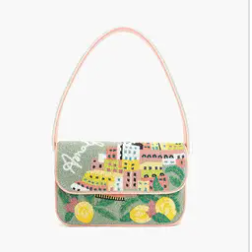 Amalfi Dreams Beaded Shoulder Bag