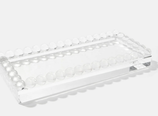 Bubble Lucite Tray