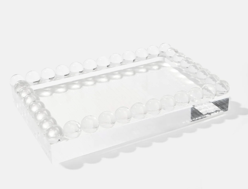 Bubble Lucite Tray
